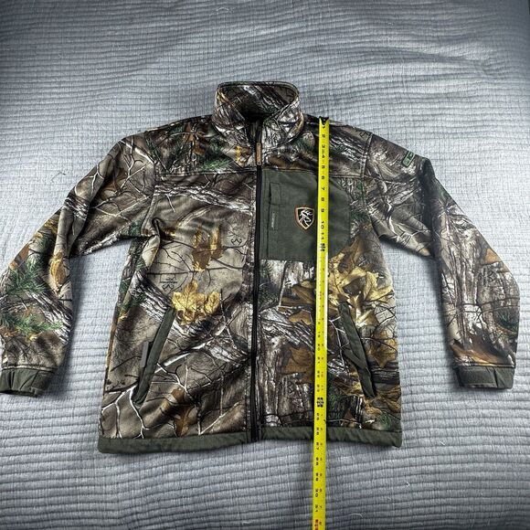 Non-Typical Drake Pullover Men M Camo Fleece Lined Jacket Full Zip - Picture 2 of 7